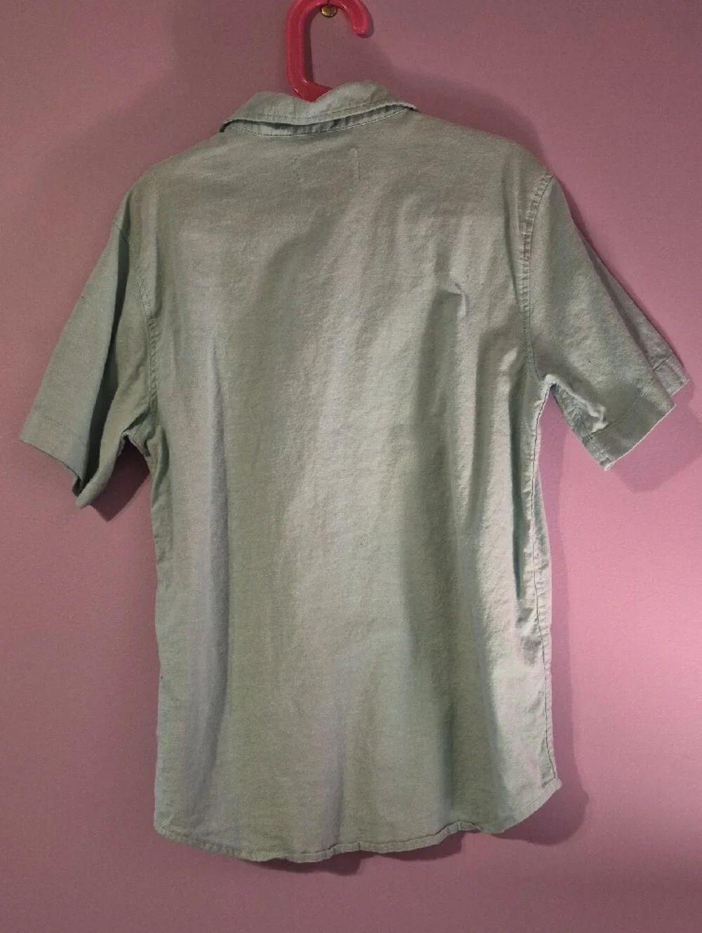 Old Navy Boys  Short-Sleeve Button-Down Shirt in Mint Green